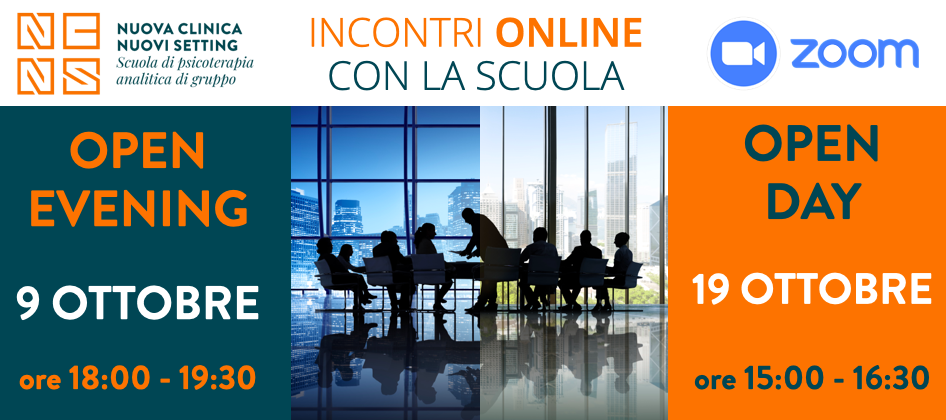 Incontri online con la Scuola | OPEN EVENING & OPEN DAY 9 e 19 ottobre 2020