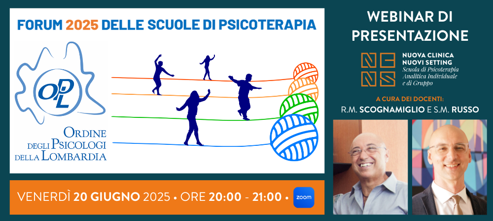 Nuova Clinica Nuovi Setting si presenta al Forum delle Scuole di Psicoterapia organizzato da OPL | OPEN DAY 20 GIUGNO 2025
