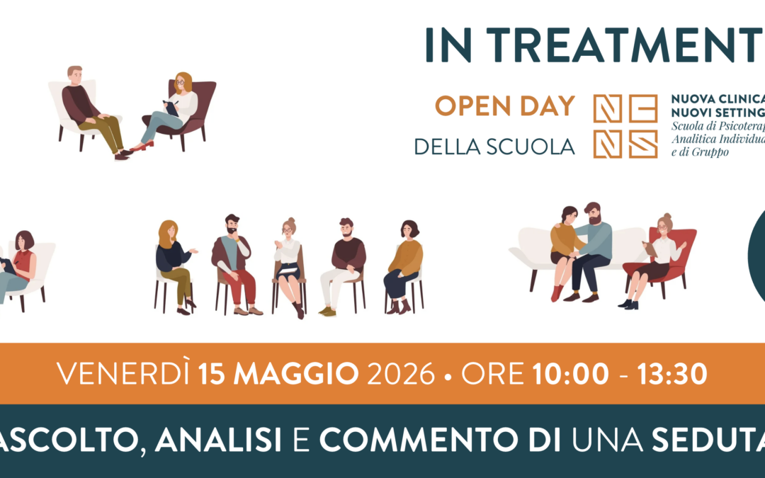 IN TREATMENT | Ascolto, analisi e commento di una seduta – OPEN DAY 15 maggio 2026